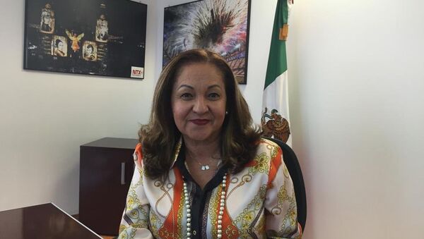 Sanjuana Martínez Montemayor, directora de la agencia de noticias del Estado mexicano - Sputnik Mundo