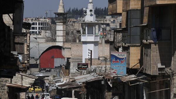 Unas calle en la ciudad siria de Hama - Sputnik Mundo