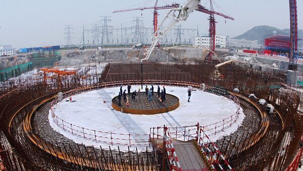 La construcción de una central nuclear en China - Sputnik Mundo