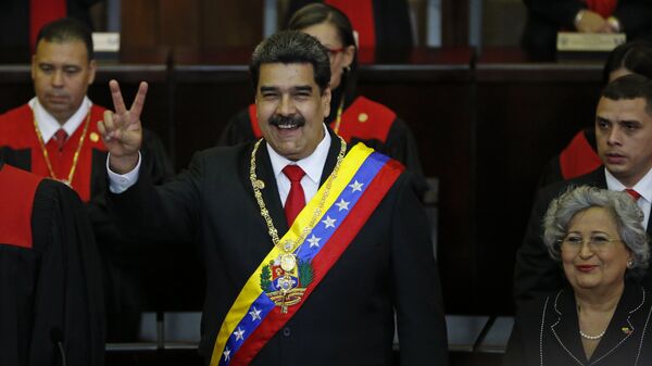 Nicolás Maduro asume su segundo mandato presidencial  - Sputnik Mundo