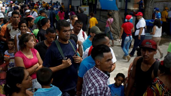 Migrantes venezolanos en Colombia (archivo) - Sputnik Mundo