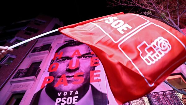 Bandera del PSOE - Sputnik Mundo