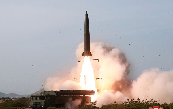 Prueba de armas de Corea del Norte - Sputnik Mundo