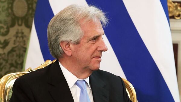 El presidente de Uruguay, Tabaré Vázquez - Sputnik Mundo