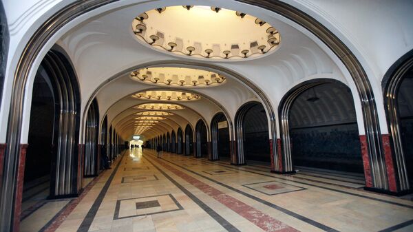 La estación de metro Mayakovskaya en Moscú - Sputnik Mundo