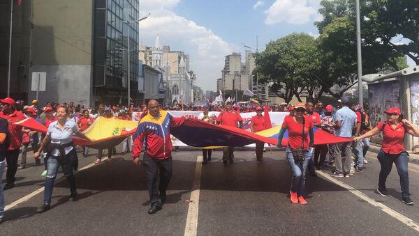 Movilización chavista en Caracas (archivo) - Sputnik Mundo