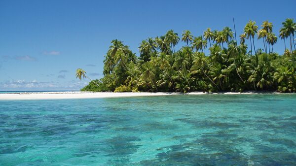 Vista del atolón Salomon, en Chagos - Sputnik Mundo
