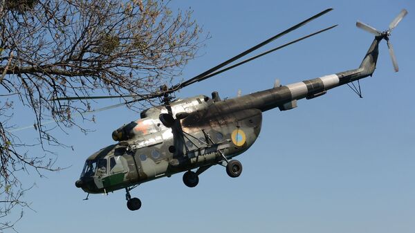 Un helicóptero Mi-8 de la Fuerza Aérea de Ucrania (archivo) - Sputnik Mundo