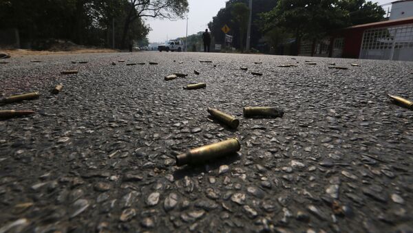 Unas balas en una carretera en México (imagen referencial) - Sputnik Mundo