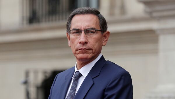 Martín Vizcarra, presidente de Perú  - Sputnik Mundo
