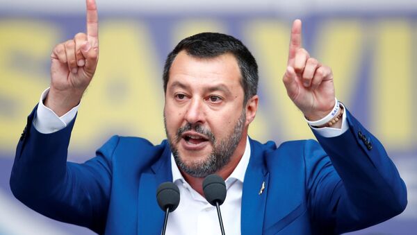 Matteo Salvini, vicepresidente del Gobierno de Italia  - Sputnik Mundo
