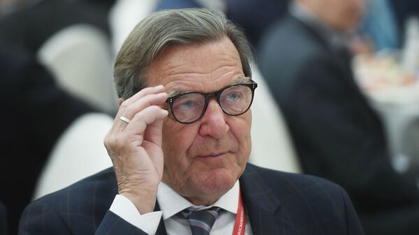 Gerhard Schröder, excanciller alemán - Sputnik Mundo