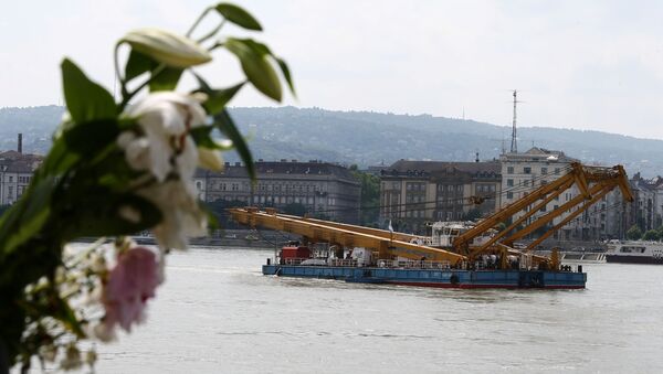 El lugar del naufragio en Budapest - Sputnik Mundo