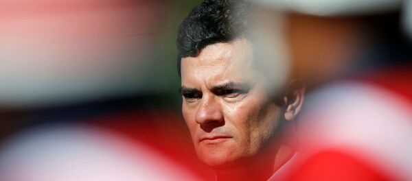 El ministro de Justicia y exjuez de Brasil Sergio Moro El ministro de Justicia y exjuez de Brasil Sergio Moro - Sputnik Mundo