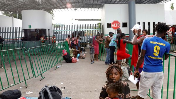 Migrantes en Tapachula, Chiapas - Sputnik Mundo