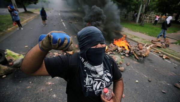 Protestas en Tegucigalpa, Honduras - Sputnik Mundo