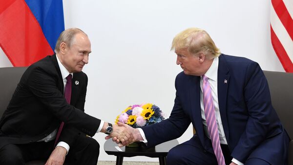 La reunión de Vladímir Putin y Donald Trump al margen de la cumbre del G20 - Sputnik Mundo