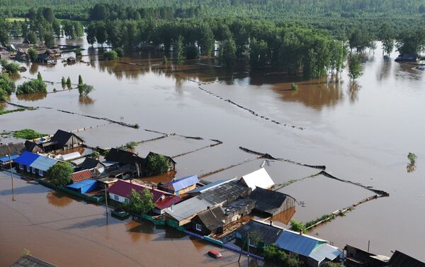 Inundaciones en Irkutsk, Siberia - Sputnik Mundo