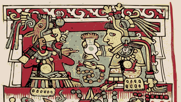 Un dibujo azteca - Sputnik Mundo