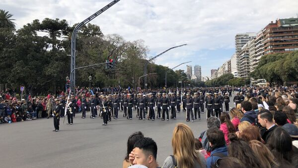 Desfile militar en Argentina por el Día de la Independencia - Sputnik Mundo