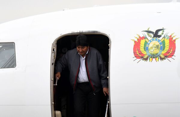 El presidente de Bolivia llega a Moscú en visita de trabajo El presidente de Bolivia llega a Moscú en visita de trabajo - Sputnik Mundo