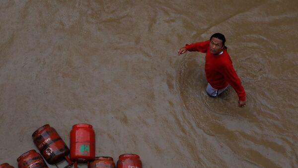 Inundaciones en Nepal - Sputnik Mundo