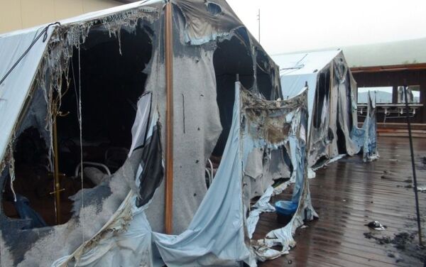 Consecuencias del incendio en un campamento del este de Rusia - Sputnik Mundo