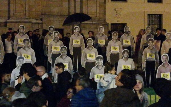 Protesta en Bogotá por los asesinatos de los líderes sociales en Colombia - Sputnik Mundo