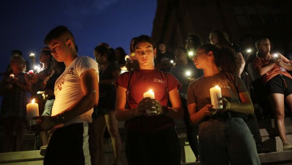 Homenaje a las víctimas del tiroteo en El Paso, Texas - Sputnik Mundo