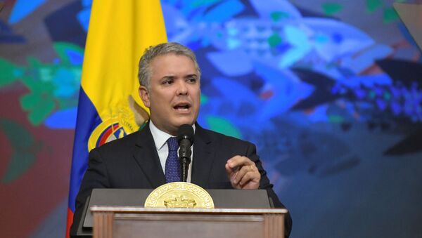 Iván Duque, presidente de Colombia  - Sputnik Mundo