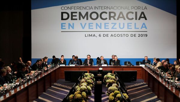 Conferencia Internacional por la Democracia en Venezuela, celebrada en Lima - Sputnik Mundo