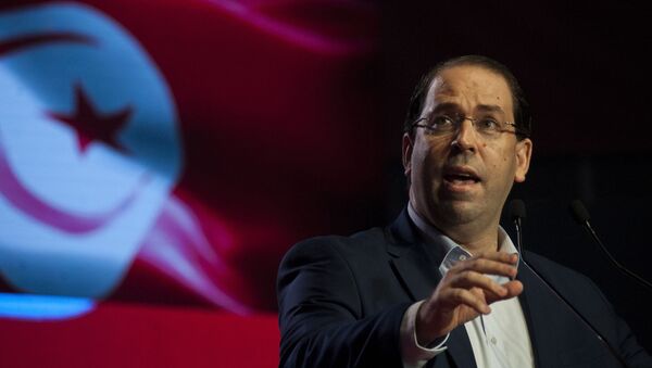 El jefe del Gobierno de Túnez, Youssef Chahed - Sputnik Mundo