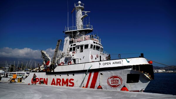 Barco de la ONG española Open Arms - Sputnik Mundo