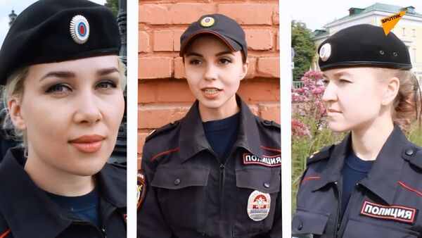 Las hermosas mujeres policías rusas - Sputnik Mundo