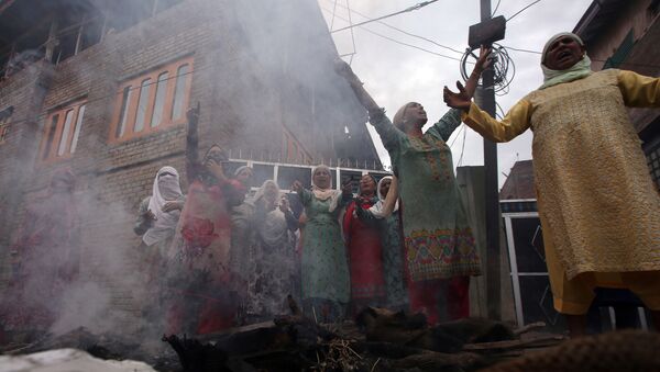 Protestas en Cachemira - Sputnik Mundo