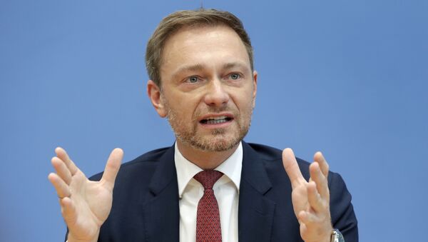 Christian Lindner, el líder del FDP  - Sputnik Mundo