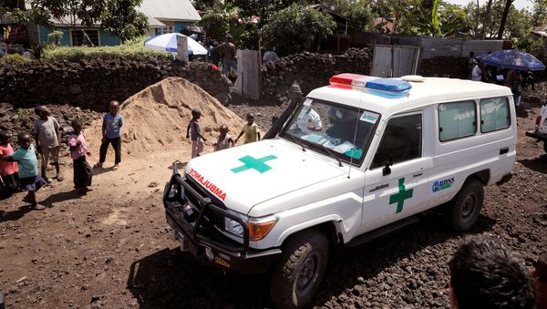 Una ambulancia en la República Democrática del Congo - Sputnik Mundo