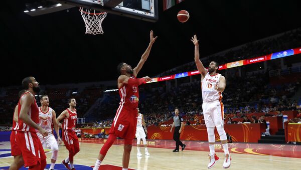 El partido de España contra Túnez en la FIBA - Sputnik Mundo