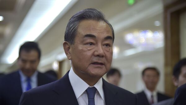 El ministro de Exteriores chino, Wang Yi - Sputnik Mundo