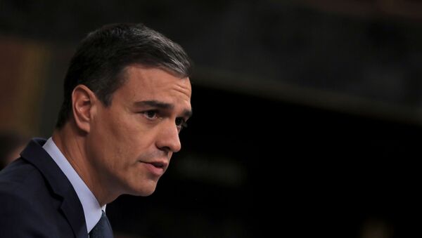 Pedro Sánchez, presidente interino del Gobierno de España - Sputnik Mundo