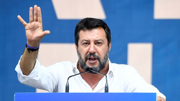 Matteo Salvini, el exvicepresidente del Gobierno italiano - Sputnik Mundo