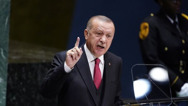 Recep Tayyip Erdogan, el presidente de Turquía  - Sputnik Mundo