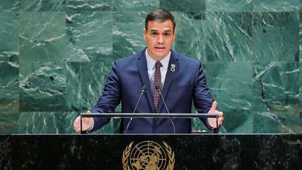 Pedro Sánchez, presidente del gobierno español  - Sputnik Mundo