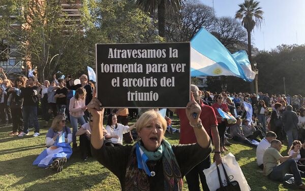 Marcha del 'Sí, se puede' en Buenos Aires - Sputnik Mundo