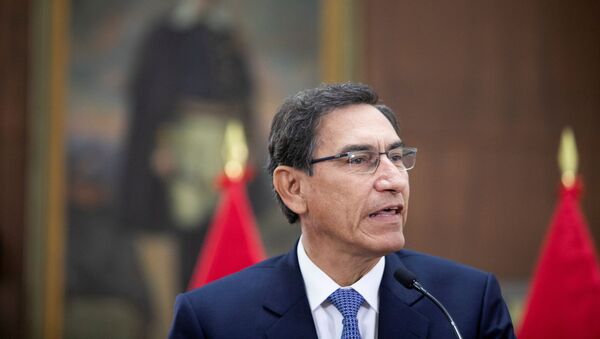 Martín Vizcarra, presidente de Perú - Sputnik Mundo