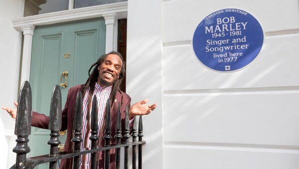 La casa de Bob Marley en Londres es marcada con la placa azul de la Herencia Inglesa - Sputnik Mundo
