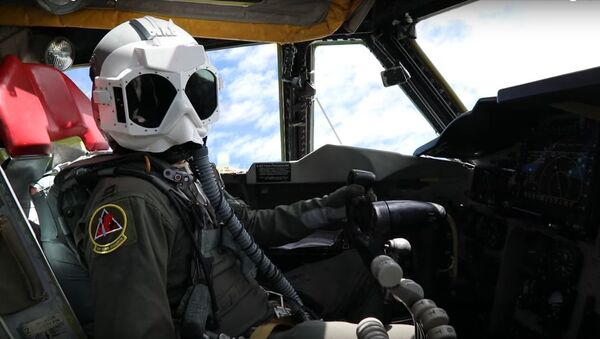 Un piloto estadounidense con el casco PLZT - Sputnik Mundo