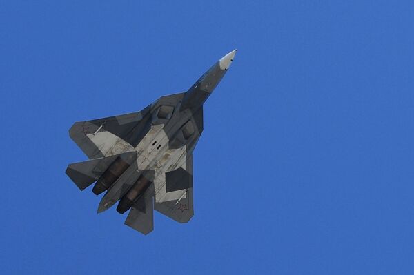 Los diferentes colores del caza Su-57 ruso (fotos) Los diferentes colores del caza Su-57 ruso (fotos) - Sputnik Mundo