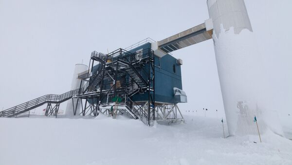 El laboratorio IceCube en la Antártida (archivo) - Sputnik Mundo