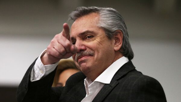 Alberto Fernández, líder opositor argentino - Sputnik Mundo